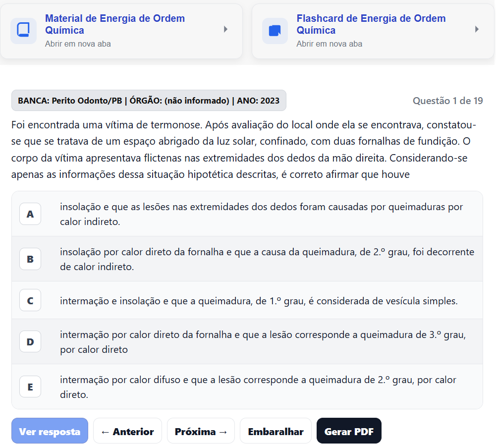 Caderno de Questões